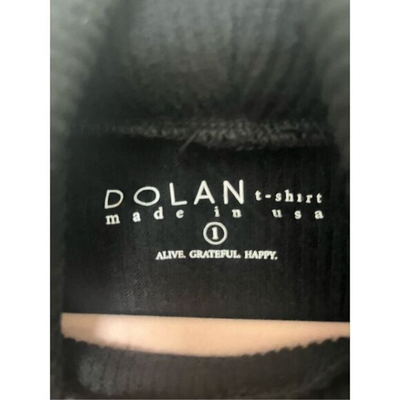 Anthropologie Dolan Oversized Black Drop Shoulder Turtleneck Sweater NEW - Picture 3 of 4